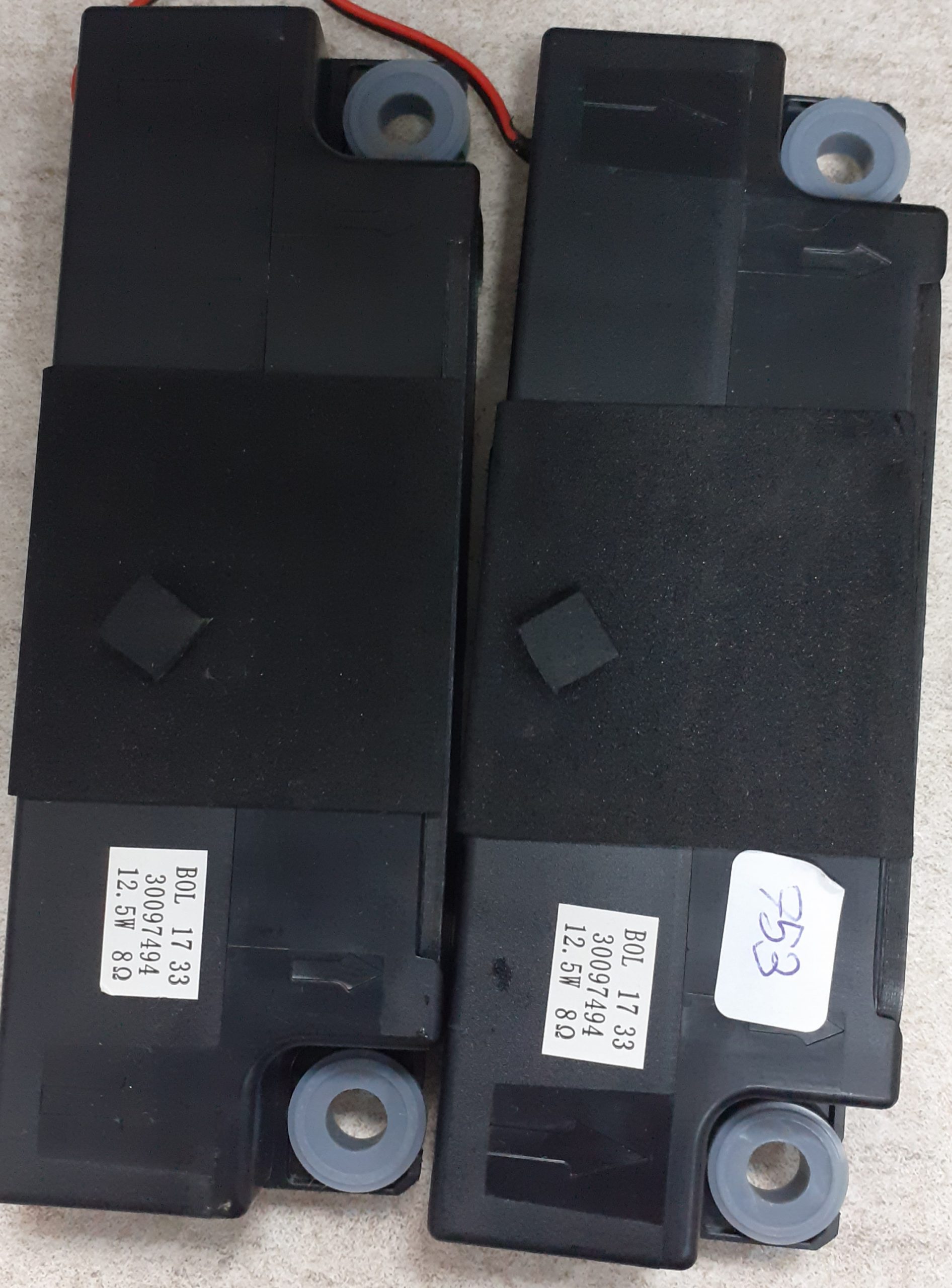 Paire D'enceintes Jiefu 30097494 Pour TV Toshiba 43L3863DG – Neuves