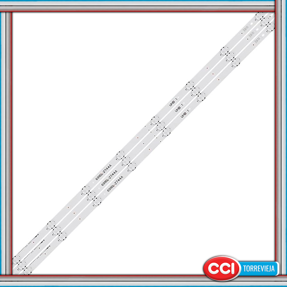 2 Tires LED Pour Écran LG 42LM3400 - Réf. 6916L-0882 Et 6916L-0913 - Neuf